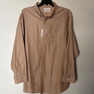 Classic Tan Men's Dress Shirt